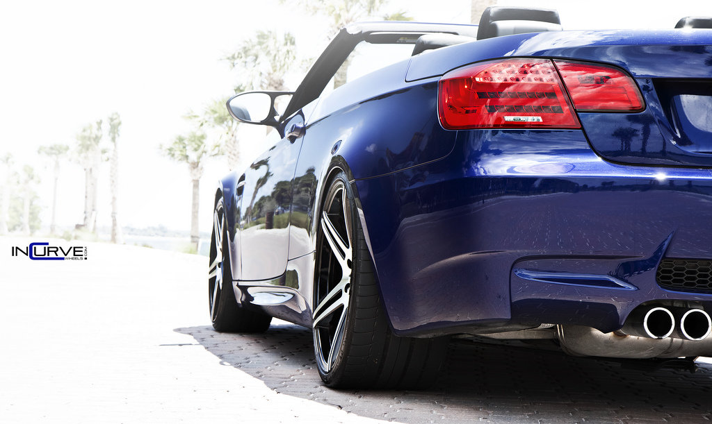 Incurve Wheels IC-S5 Machined Black on BMW M3 E93 Cabrio